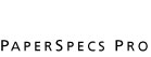 PaperSpecs Pro