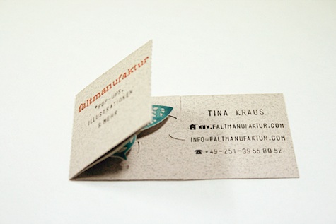 business card paper weight