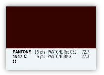 Example of Pantone color used in spot vs process color