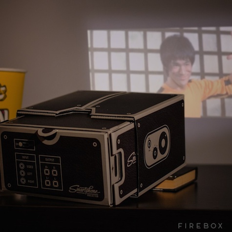 Firebox Cardboard Smartphone Projector