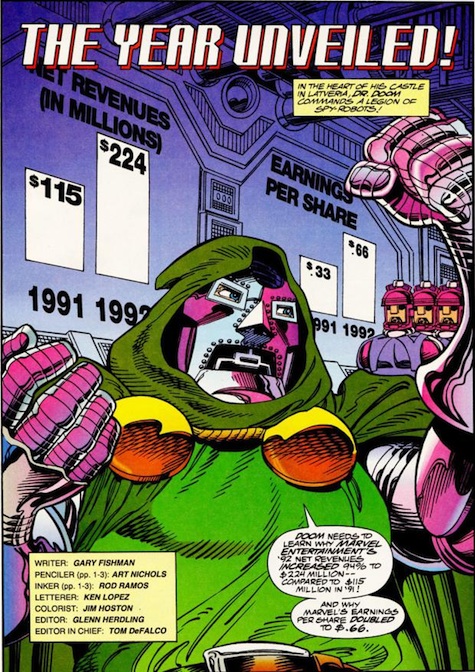 Marvel Annual Report 1993
