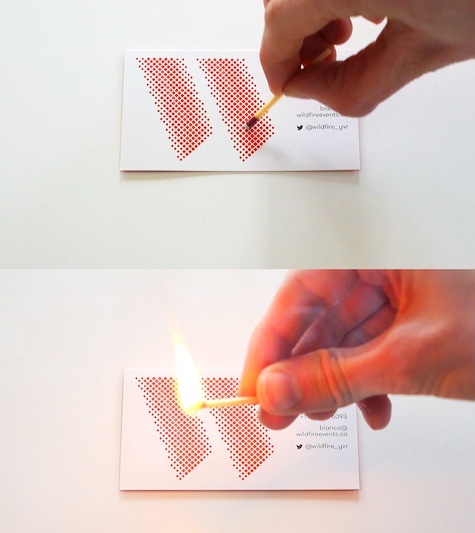 wildfire business card