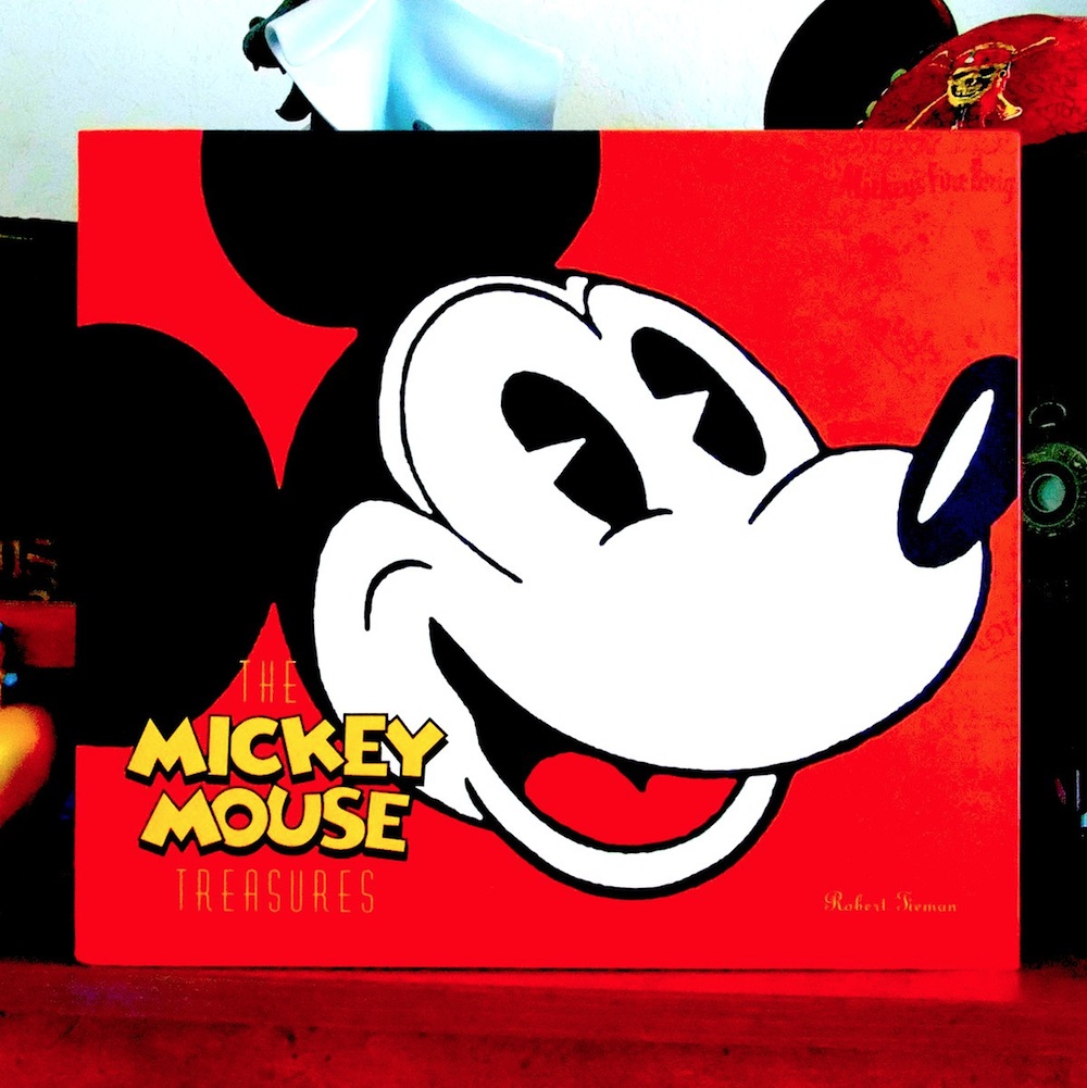 mickey mouse treasures book design