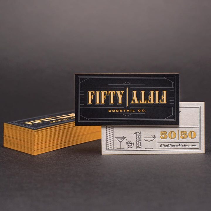 fifty fifty business card