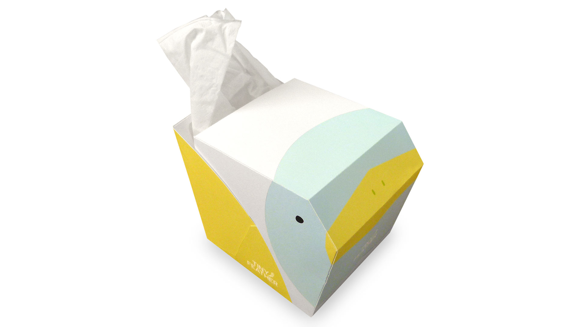 Tiny Feather Tissue Packaging Concept - PaperSpecs