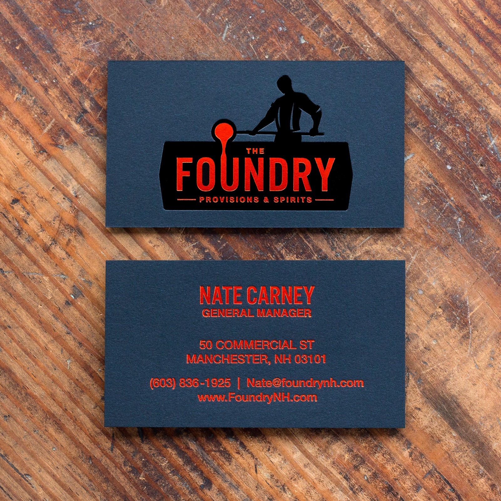 foundry business card