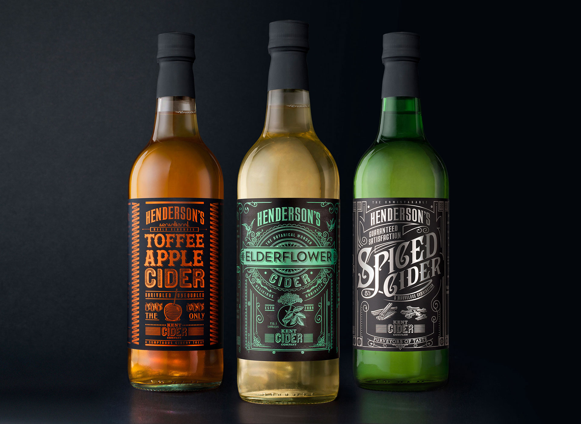 Henderson's Cider Label Redesign - PaperSpecs