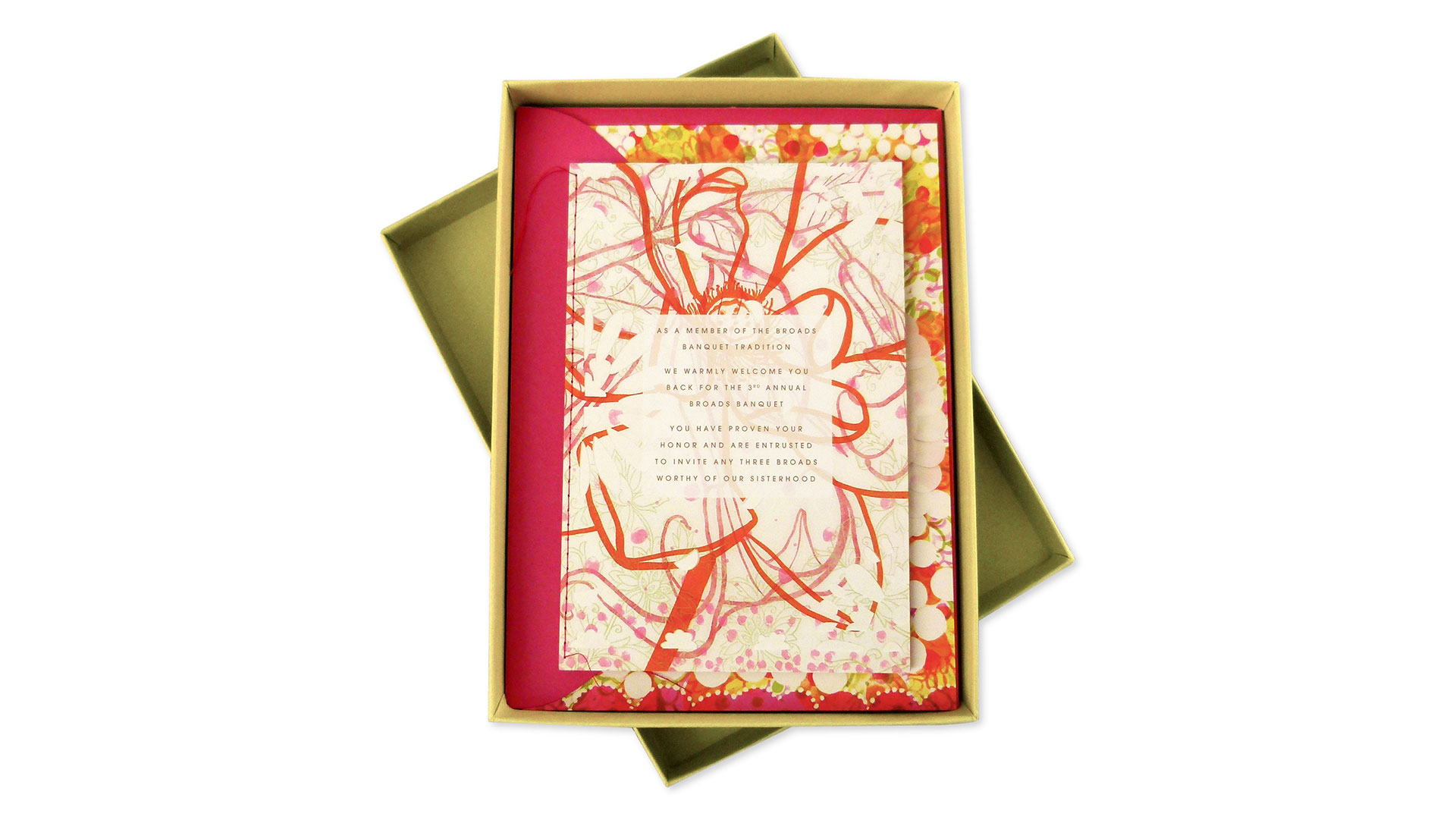Broad's Banquet Invitation - PaperSpecs