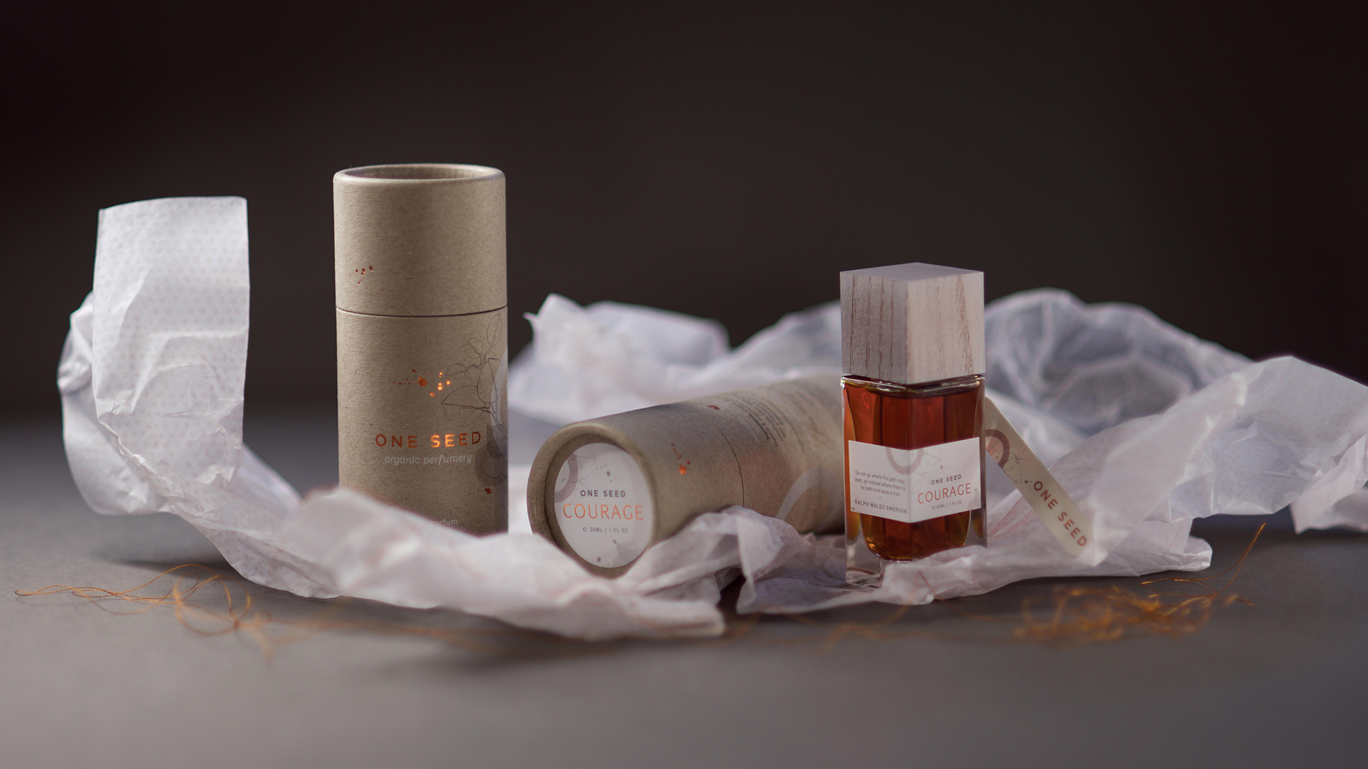 One Seed Organic Perfume Packaging - PaperSpecs