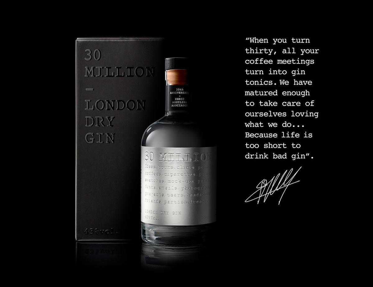 30 million gin packaging