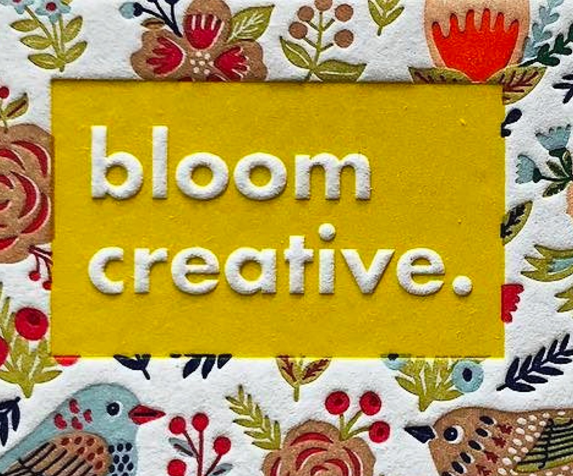 bloom creative business card
