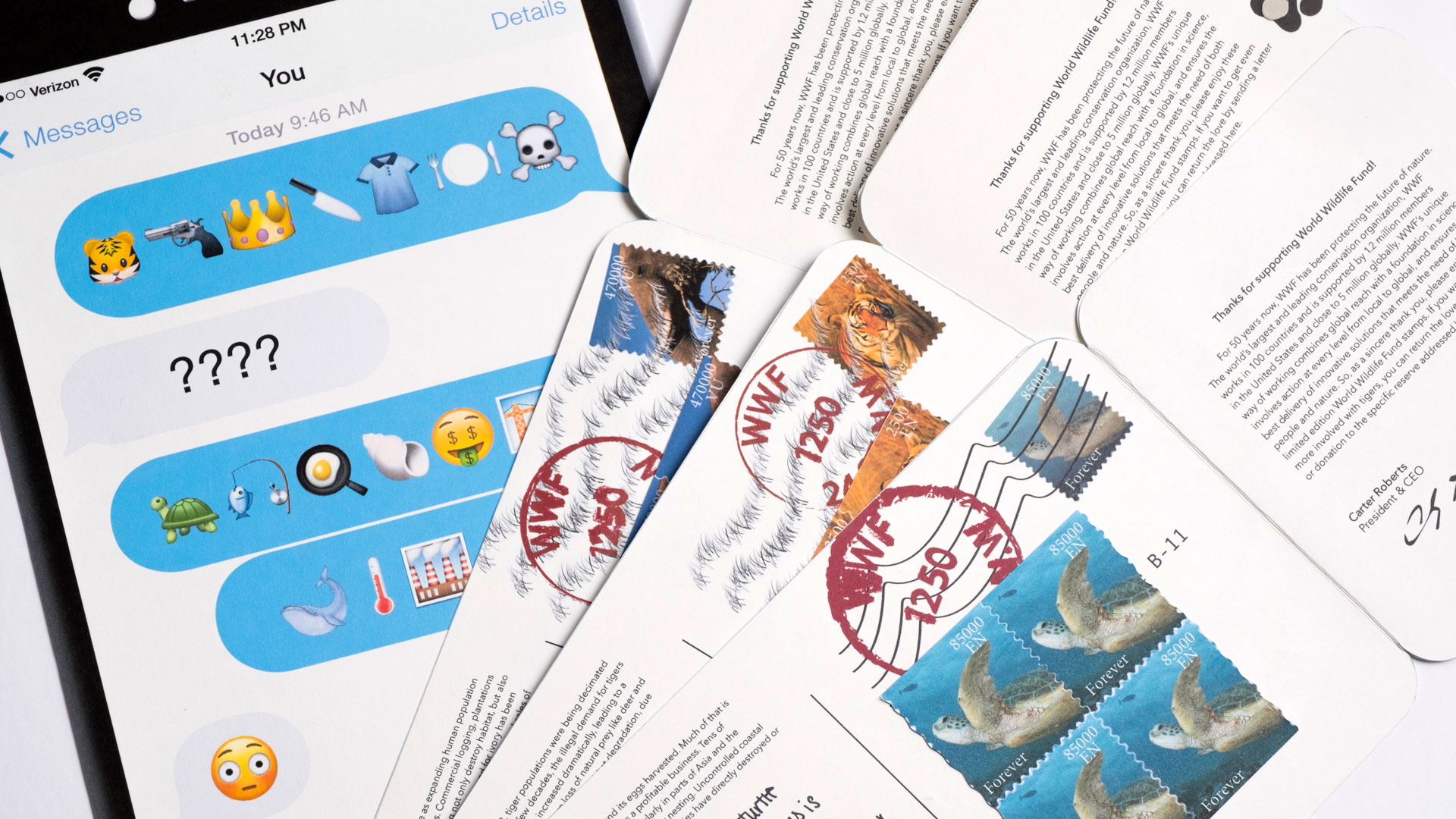 Endangered Emojis Postcard & Poster - PaperSpecs