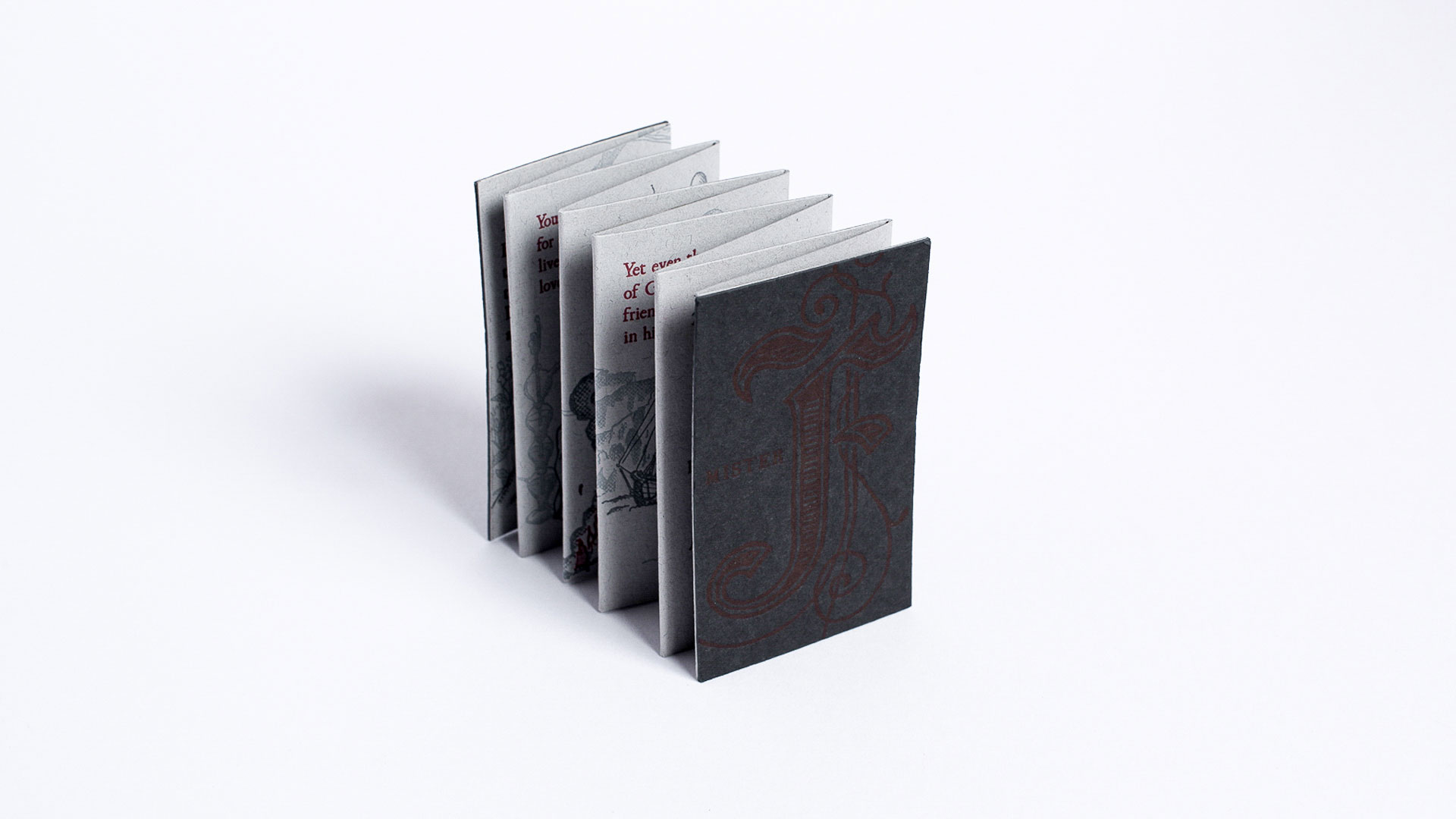 Scary ‘Mister F’ Letterpress Book - PaperSpecs