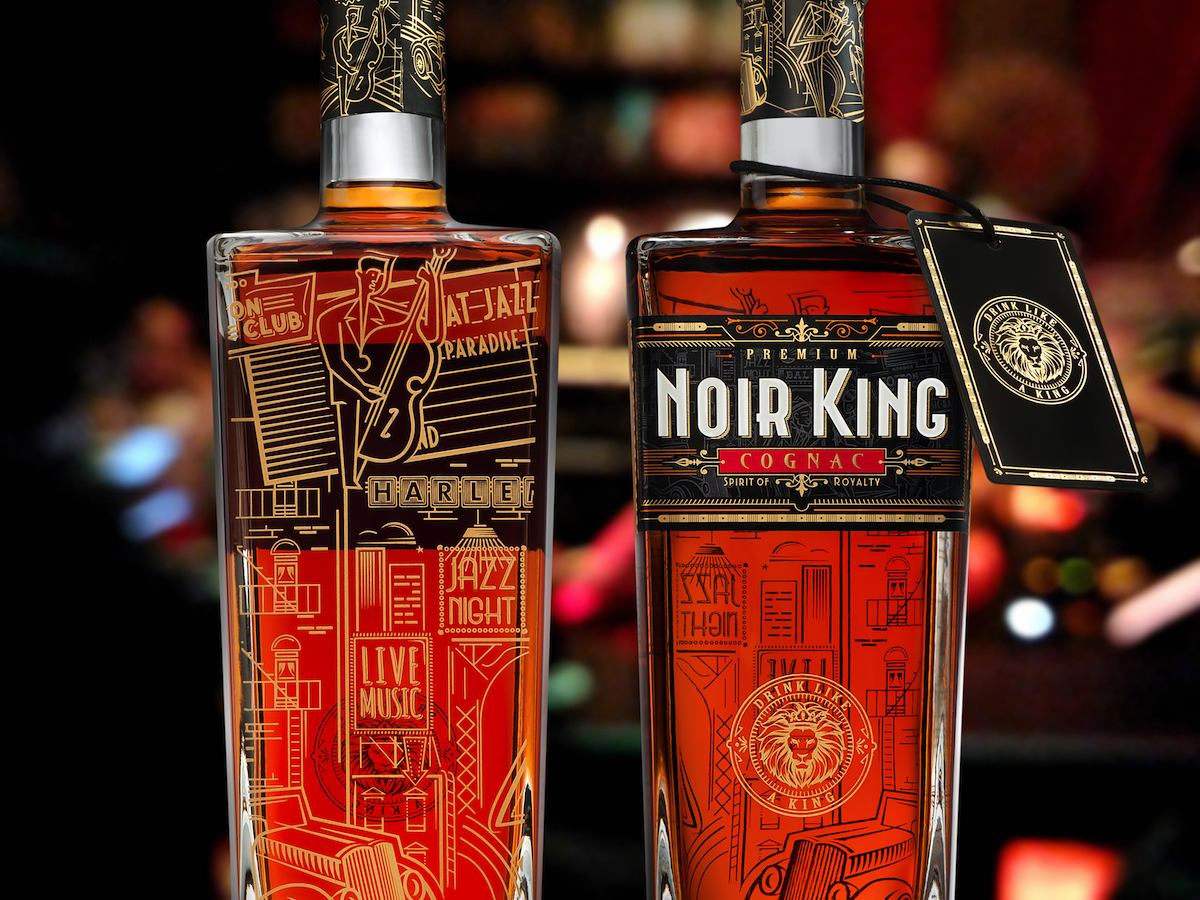 Noir King Cognac Packaging - PaperSpecs