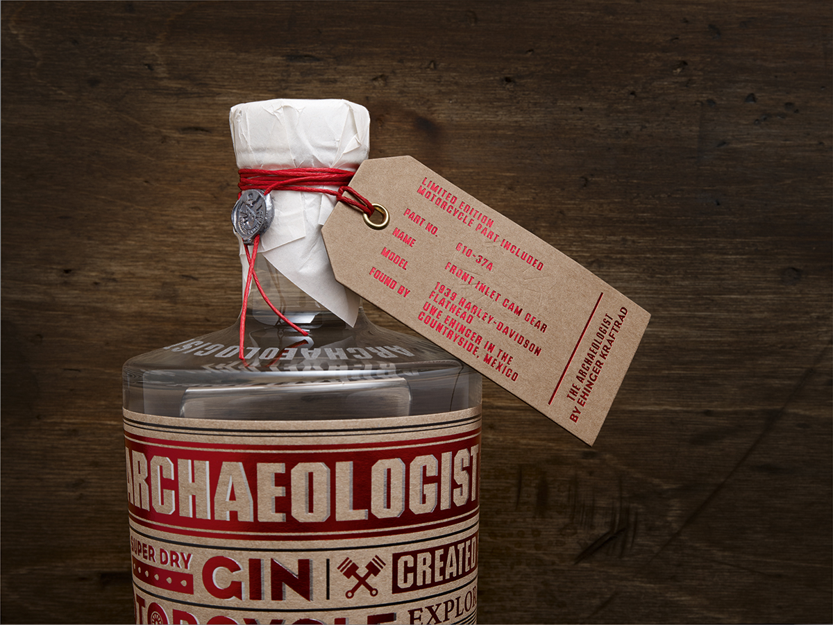 The Archaeologist Gin Packaging - PaperSpecs