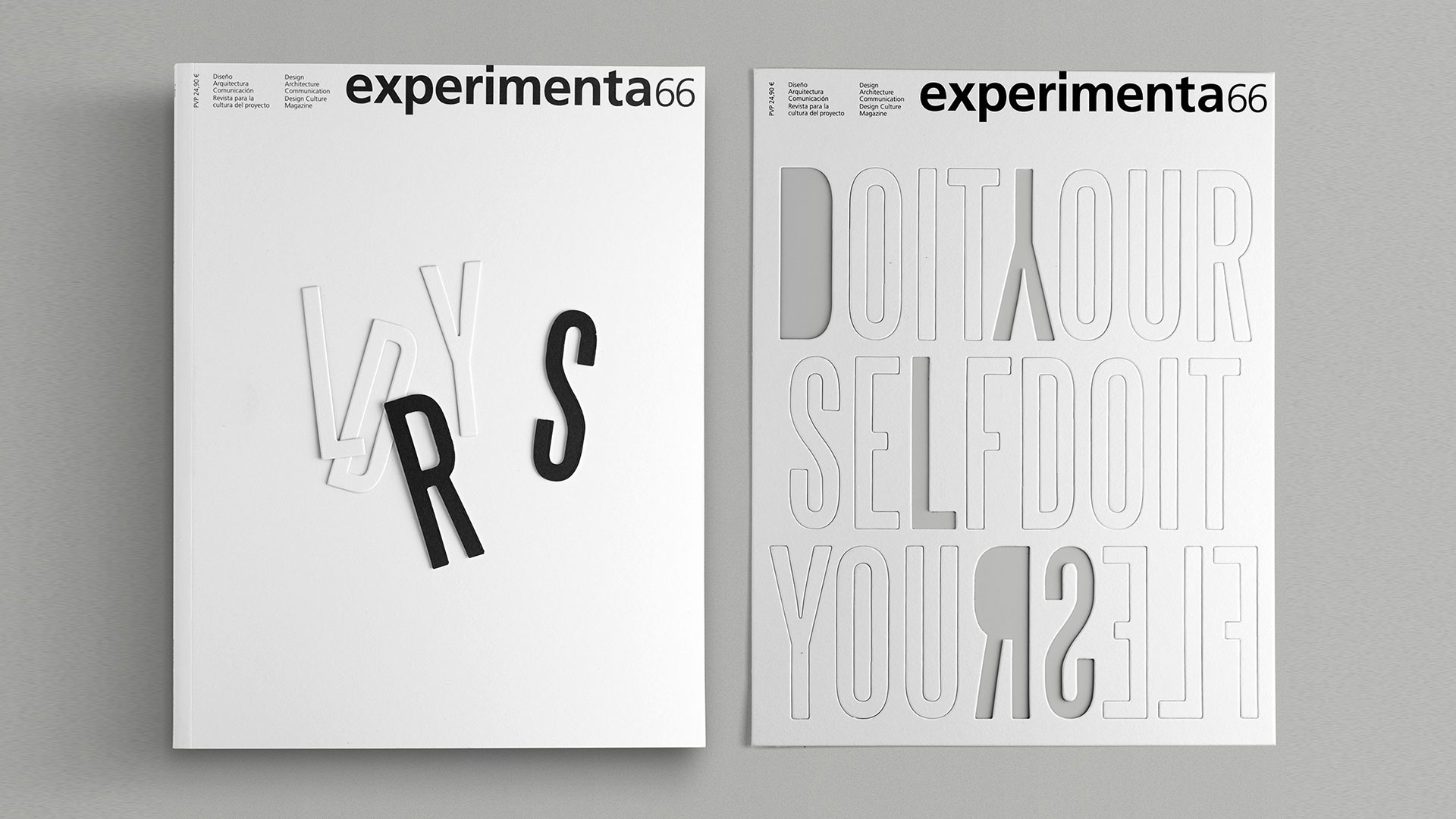 Experimenta 66 magazine cover by Lavernia & Cienfuegos - PaperSpecs