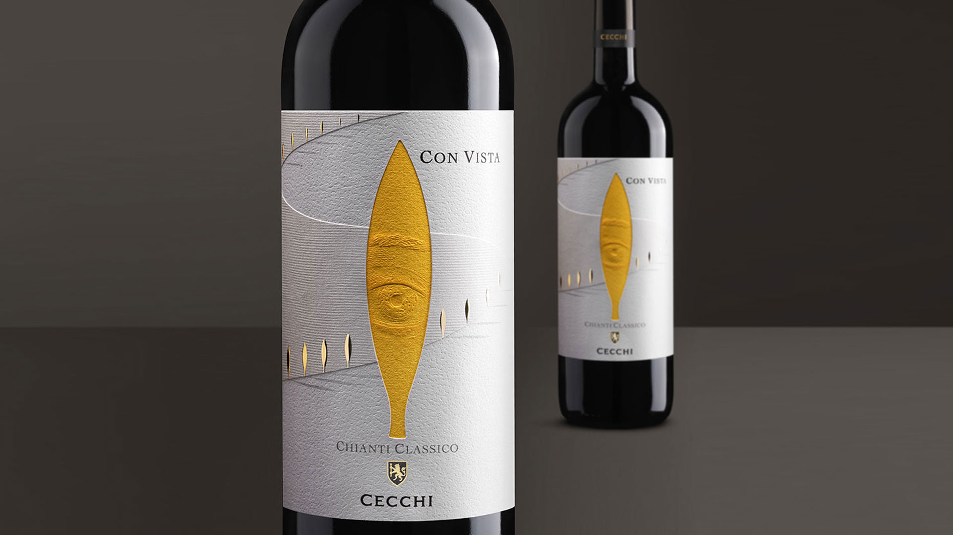 Con Vista Wine Label - PaperSpecs