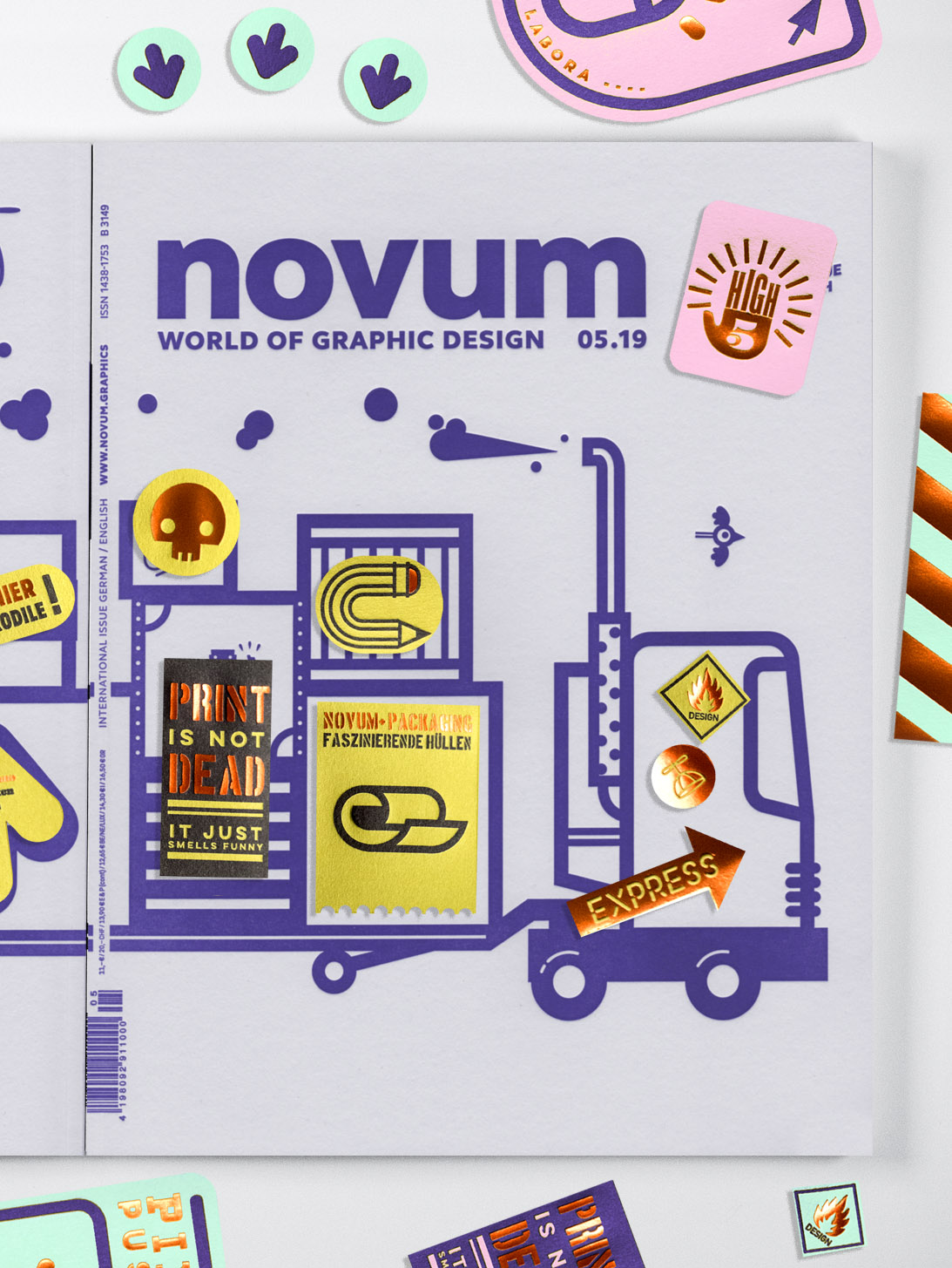 Do-it-yourself Novum Magazine Sticker Cover