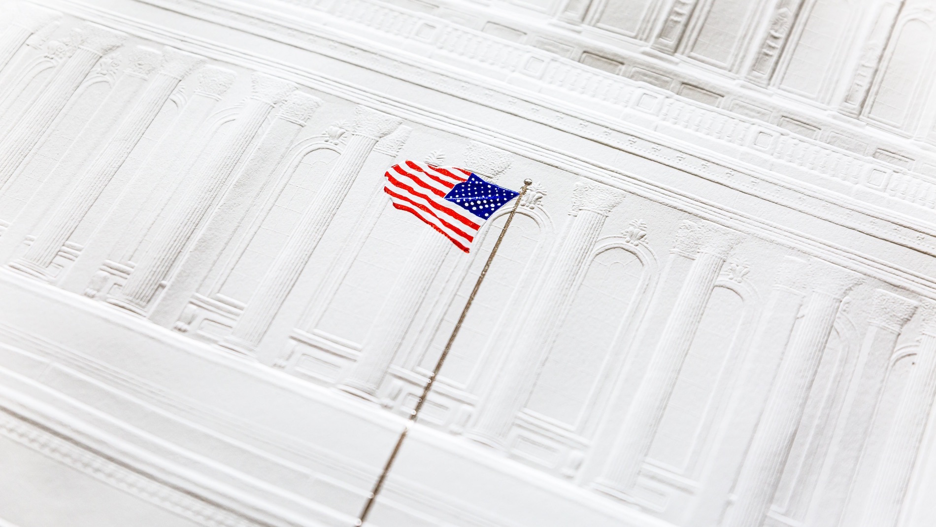 U.S. Capitol Building Foiled & Embossed Print - PaperSpecs