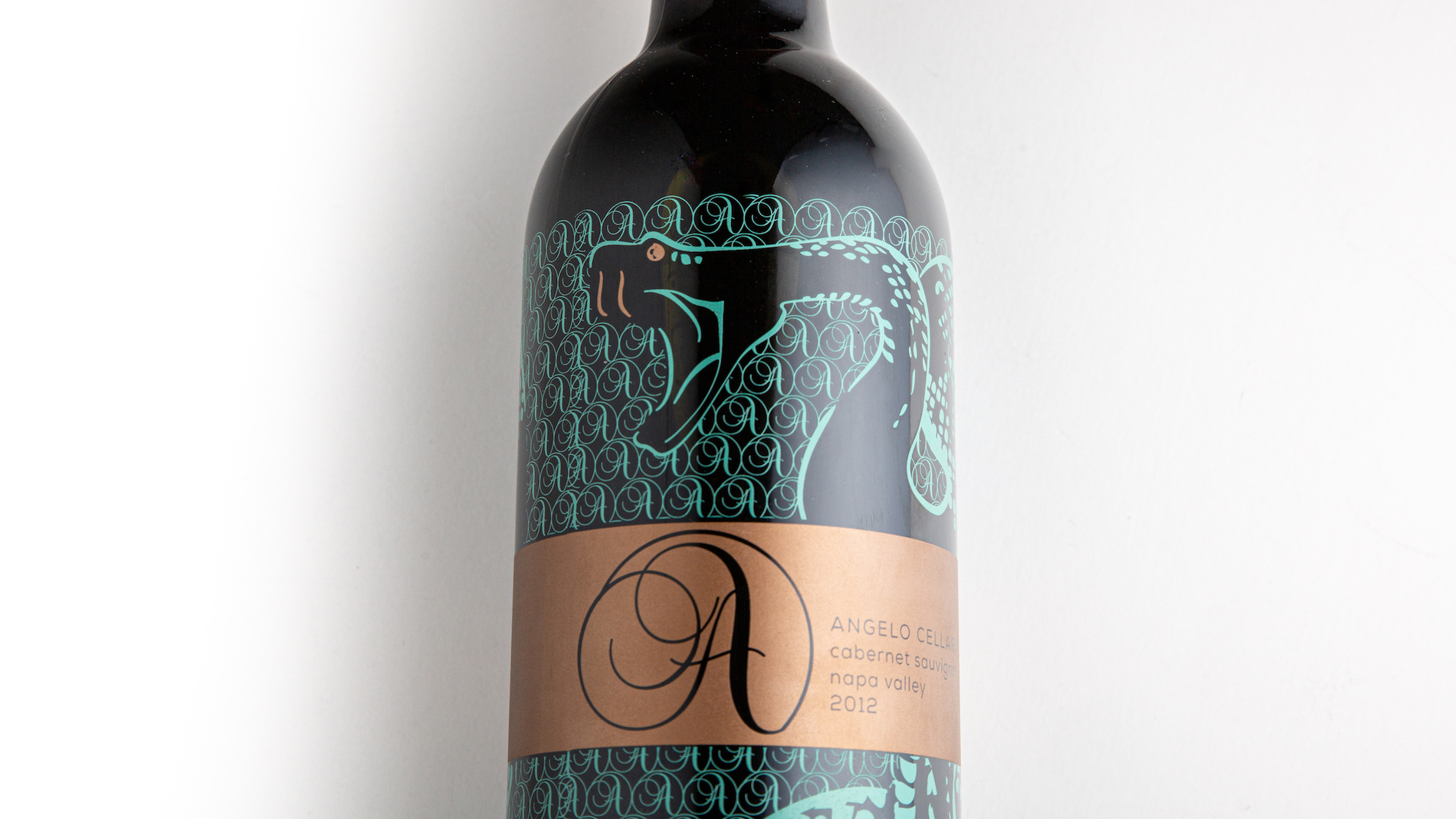 Screen-Printed Rattlesnake Wine Bottle - PaperSpecs