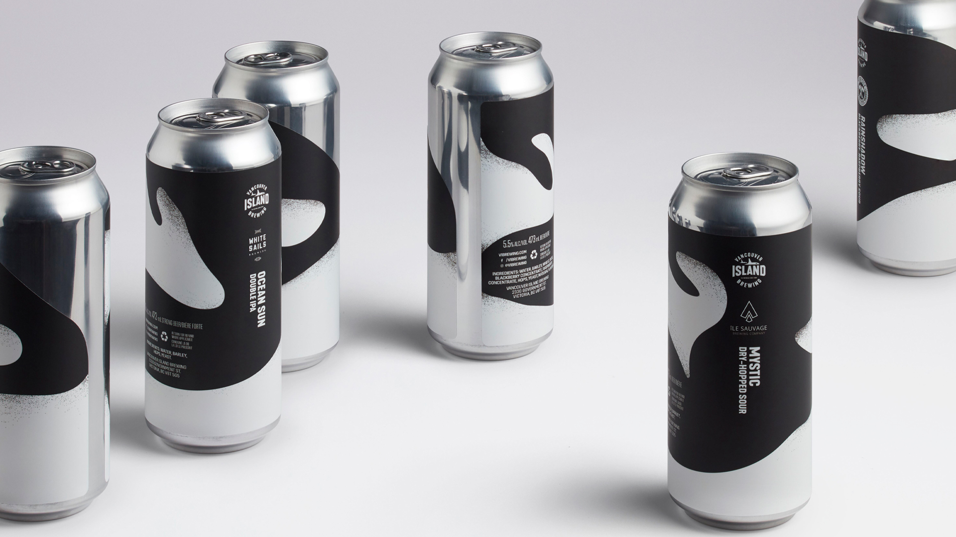 Killer Whale ‘Pod Pack’ Beer Labels & Packaging - PaperSpecs