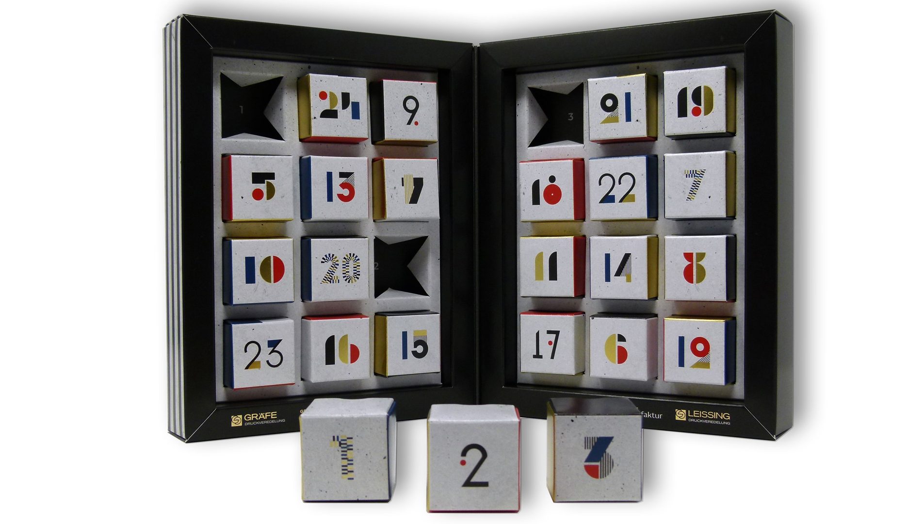 Shimmering Bauhaus Advent Calendar - PaperSpecs