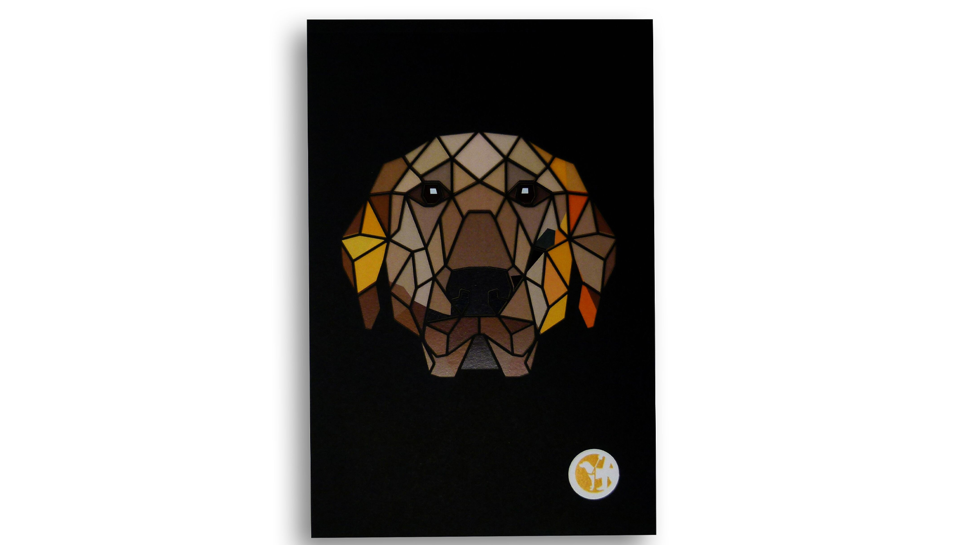 Vibrant Laser-Cut Guide Dog Notebook - PaperSpecs
