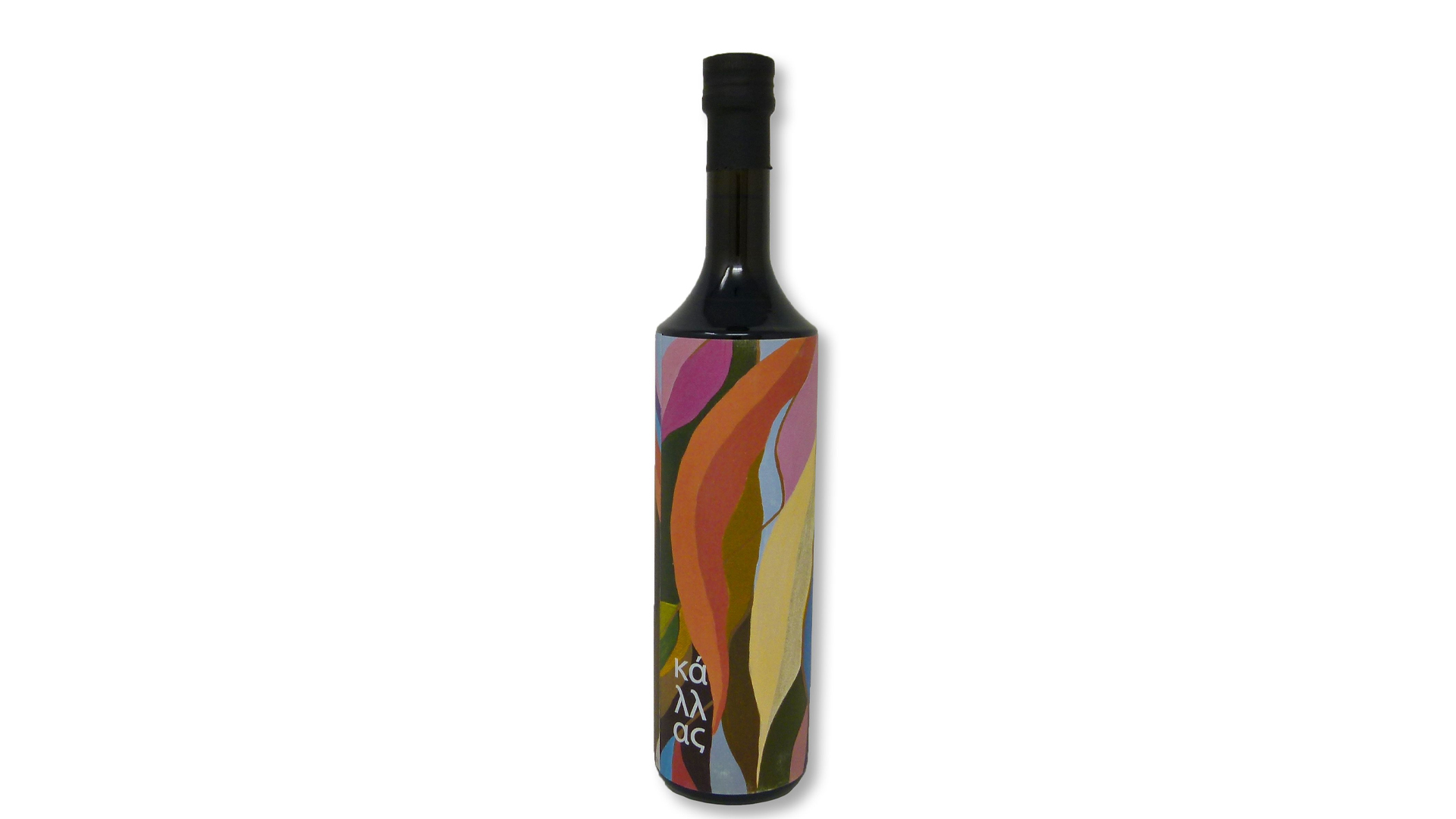 Vibrantly Colorful Packaging: Kallas First Press Olive Oil - PaperSpecs