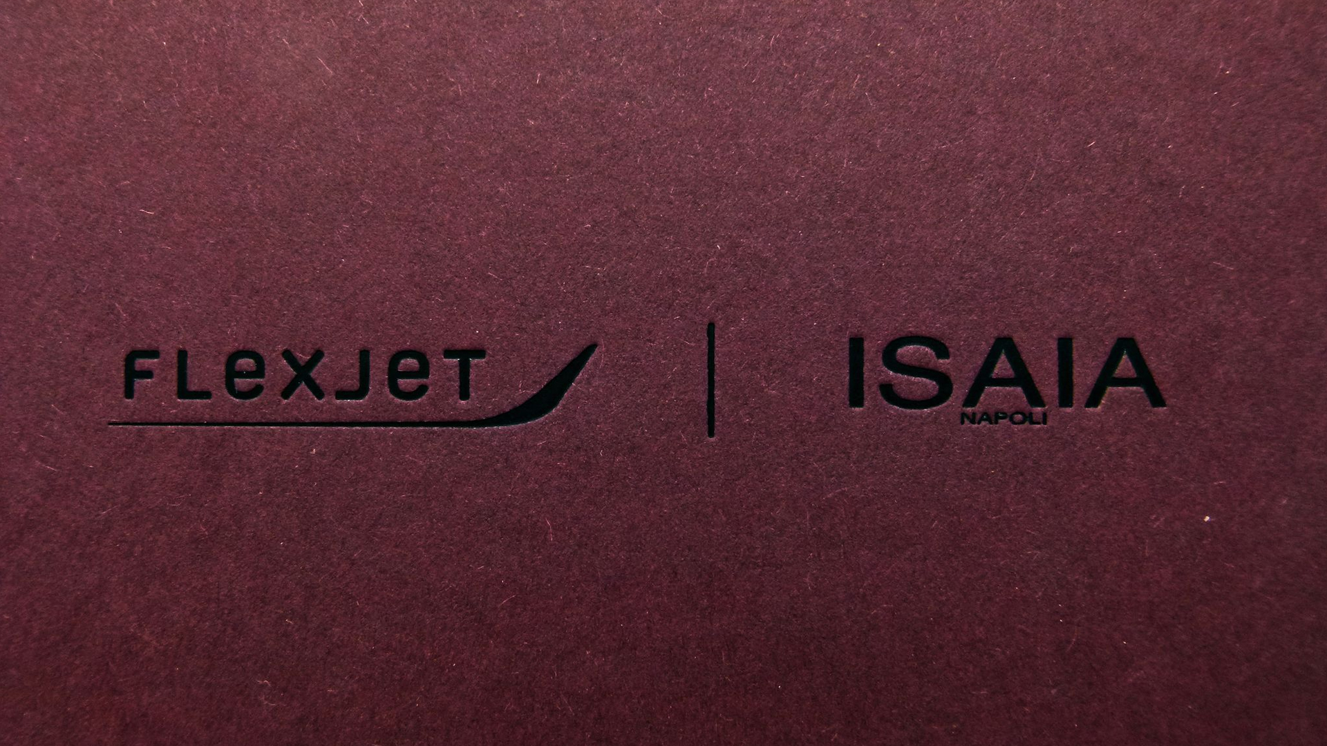 Flexjet-ISAIA Fashion Show Invitation - PaperSpecs