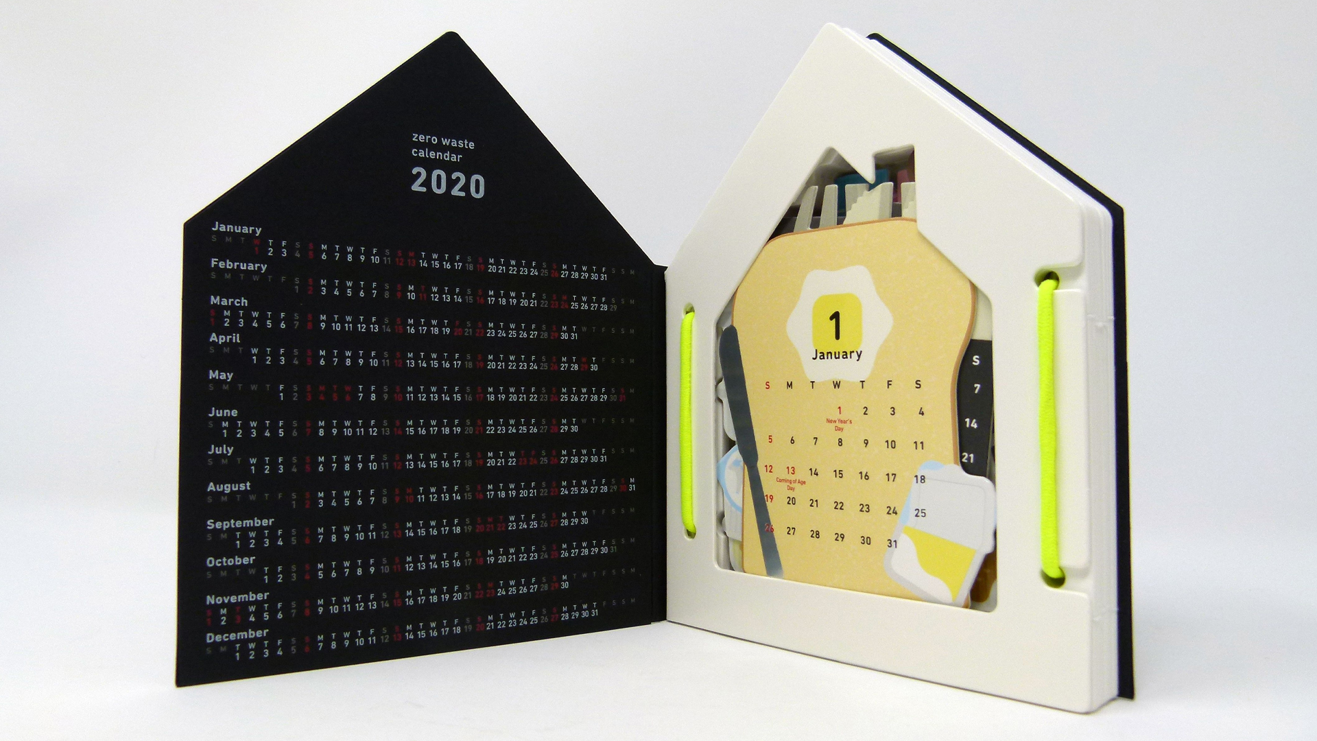  Ichikudo Zero Waste Calendar 2020 - PaperSpecs