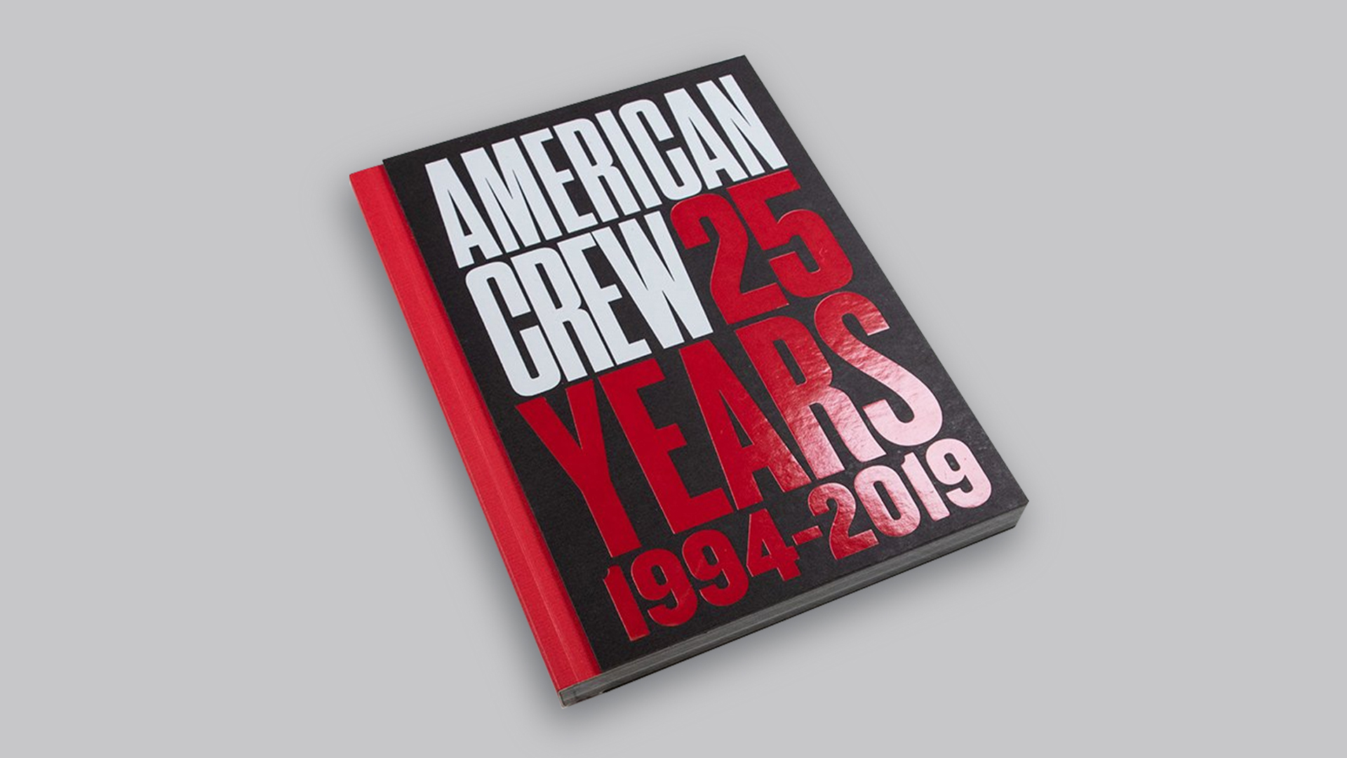 Coffee Table Book Design: 'American Crew 25 Years' - PaperSpecs