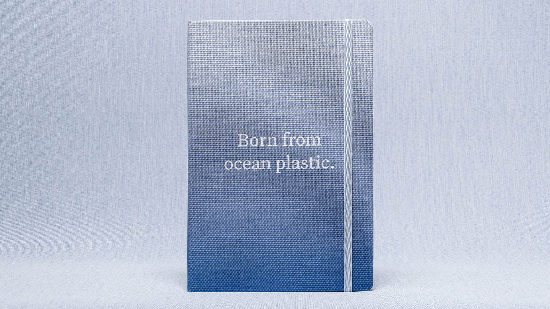PaperSpecs Spotlight Toile Ocean Notebook is made from plastic rescued from the ocean