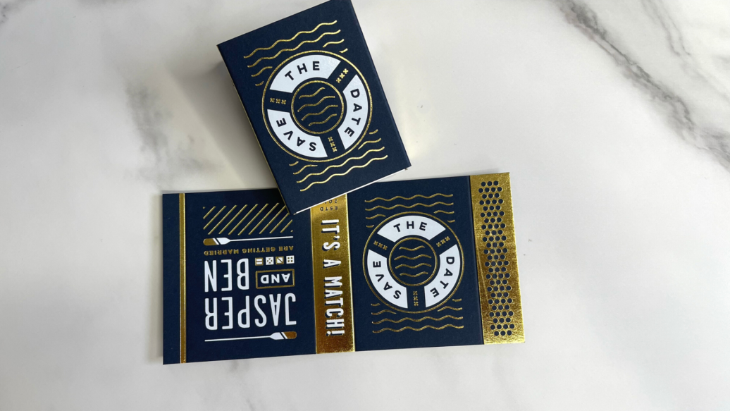 Nautical Themed ‘Save the Date’ and Invitation