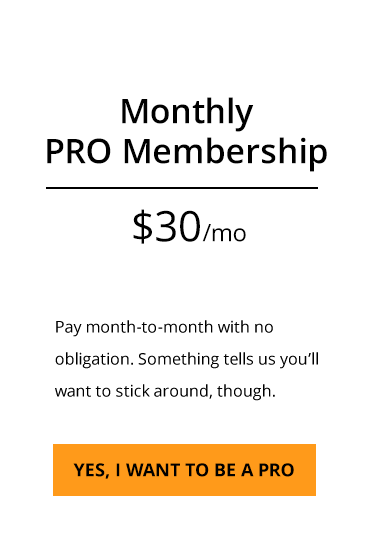Pro Monthly membership 63